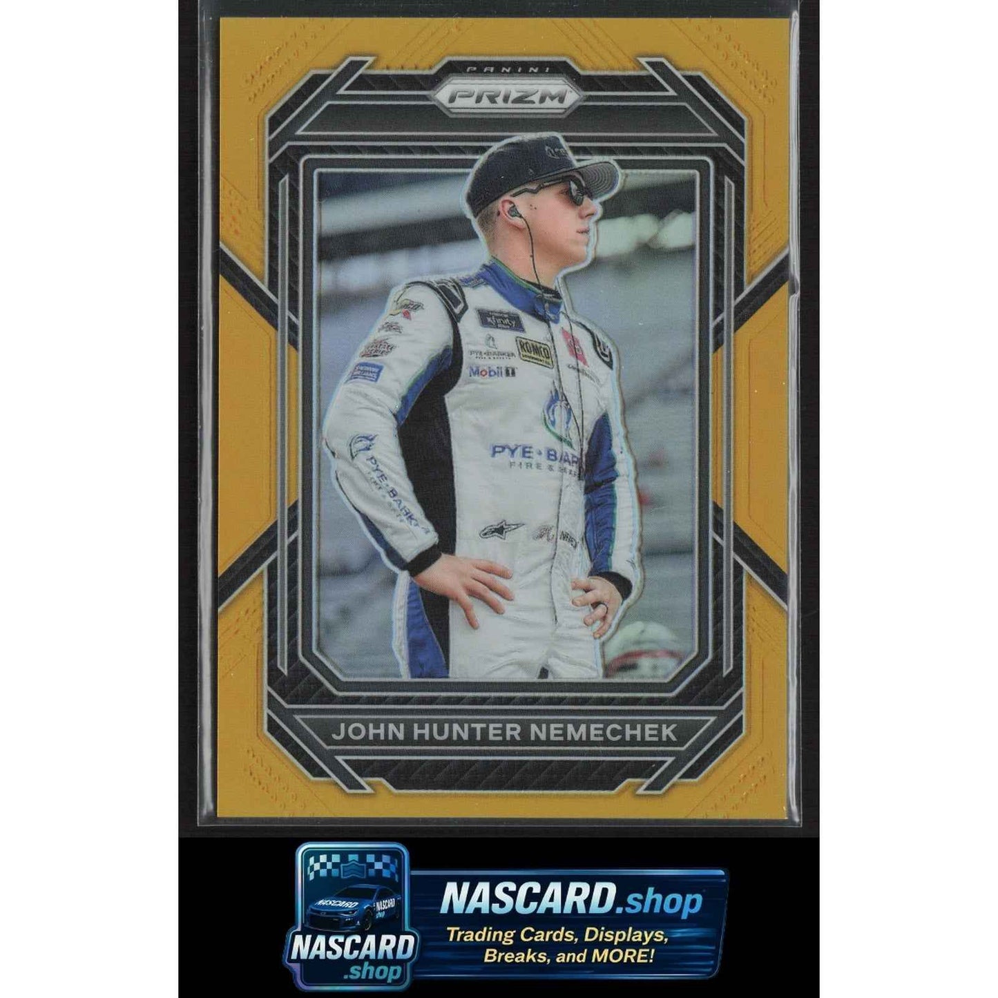 2023 Panini Prizm #31 John Hunter Nemechek Gold Prizm #/10