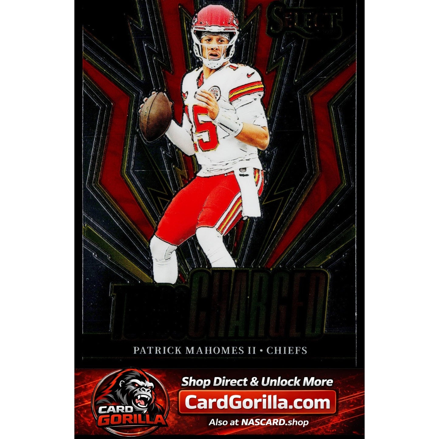 2023 Panini Select #TUR-PMA Patrick Mahomes II Turbocharged