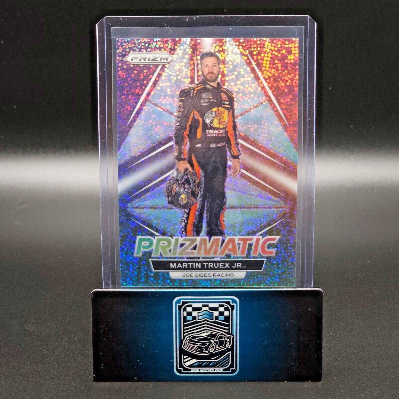 2023 Panini Prizm Racing Prizmatic White Sparkle Prizm #P2 Martin Truex Jr. - Card Gorilla