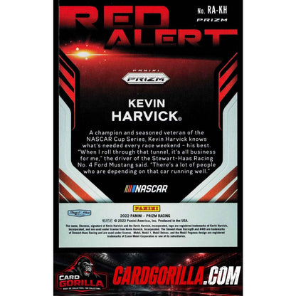 2022 Panini Prizm #RA-KH Kevin Harvick Red Alert
