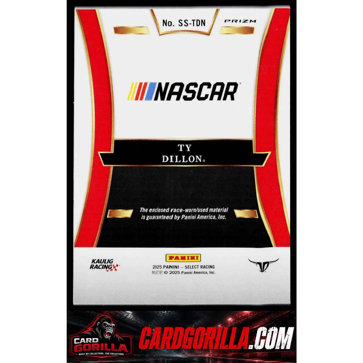 2025 Donruss #SV-RCT Ross Chastain Souvenir Swatches