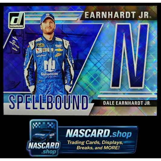 2025 Donruss #28 Dale Earnhardt Jr Spellbound Platinum Diamond #1/1