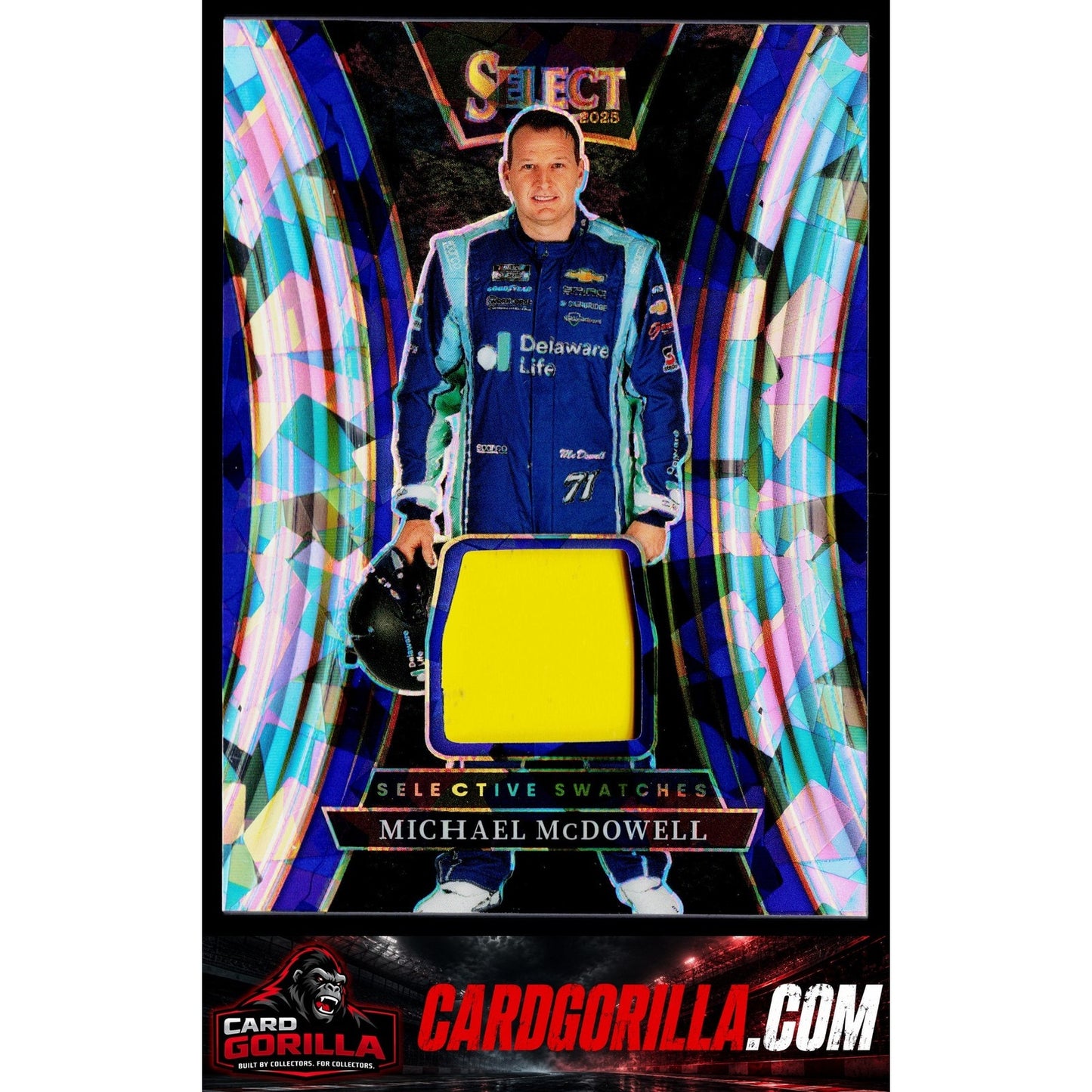 2025 Panini Select #SS-MMD Michael McDowell Selective Swatches Ice Prizms