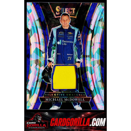 2025 Panini Select #SS-MMD Michael McDowell Selective Swatches Ice Prizms