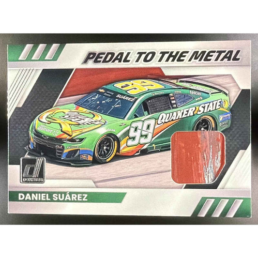 2026 Panini Donruss NASCAR Racing Daniel Suarez #24 Pedal to the Metal Materials
