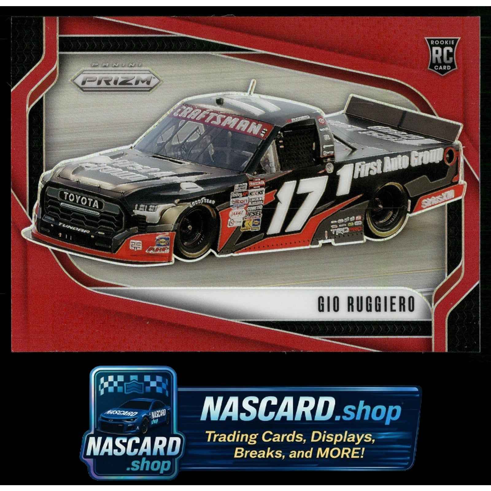 2025 Panini Prizm #130 Gio Ruggiero Red #/249 RC