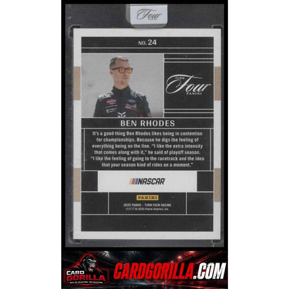 2025 Panini Turn Four #24 Ben Rhodes #/75