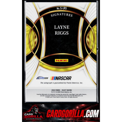 2026 Panini Select Racing #S-LRS Layne Riggs Signatures