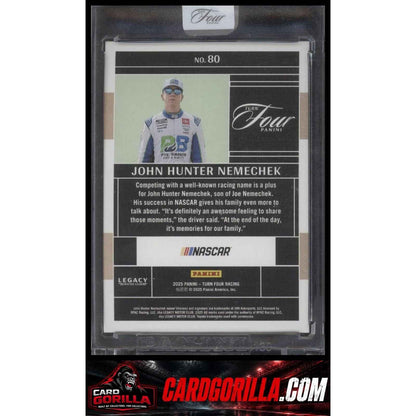 2025 Panini Turn Four #80 John Hunter Nemechek #/75