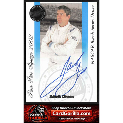 2002 Press Pass #NNO Mark Green Signings