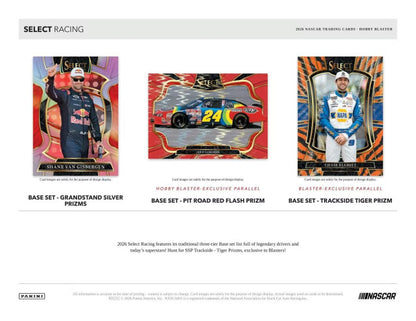 2026 Panini Select Racing Blaster Box – 20 Box Sealed Case