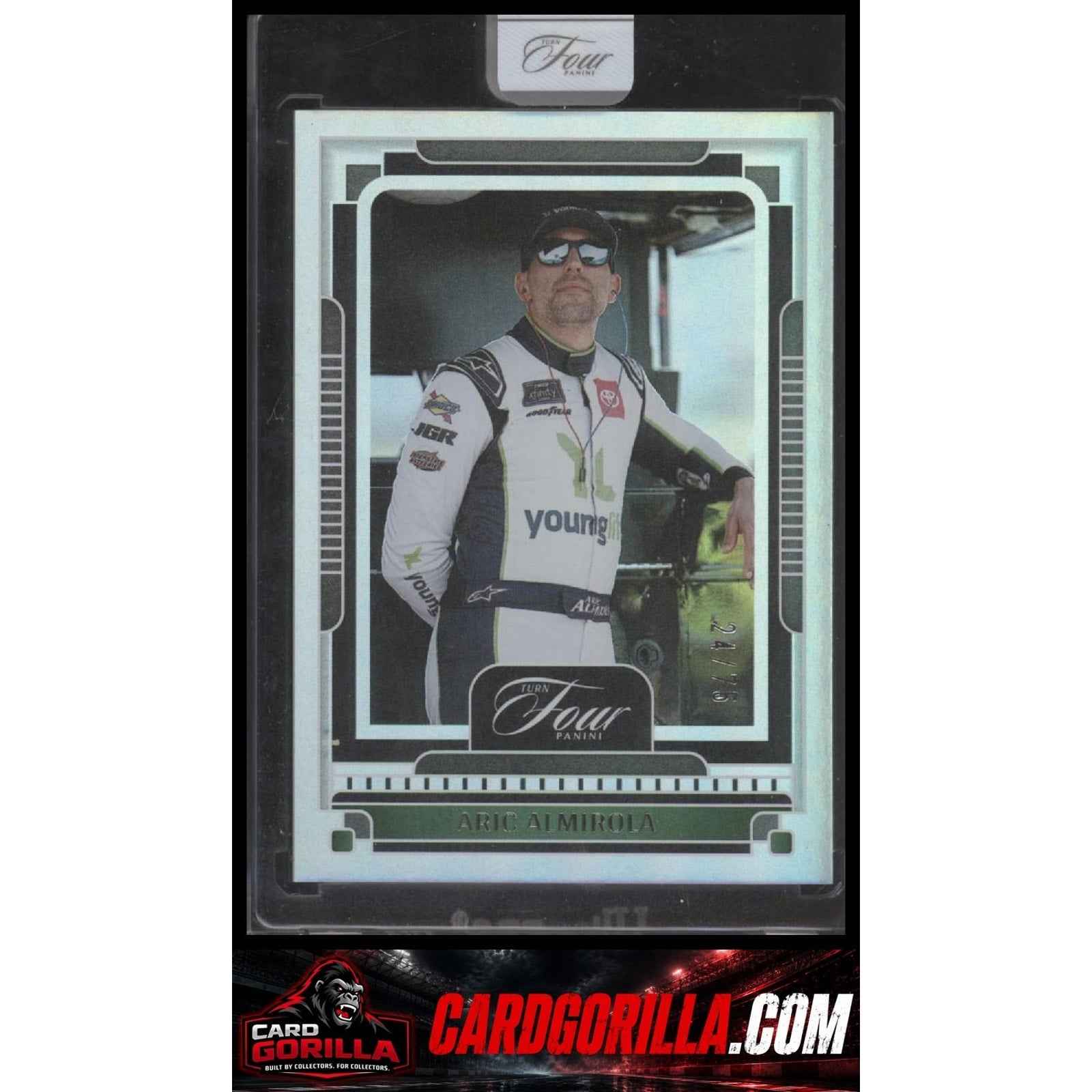 2025 Panini Turn Four #22 Aric Almirola #/75
