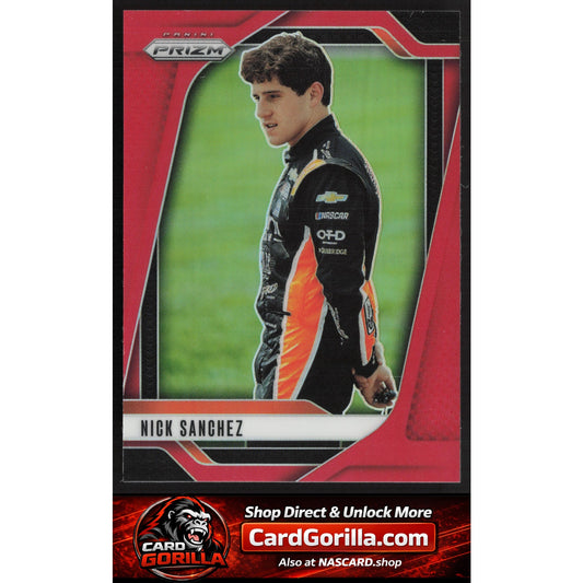 2025 Panini Prizm #72 Nick Sanchez Red #/249