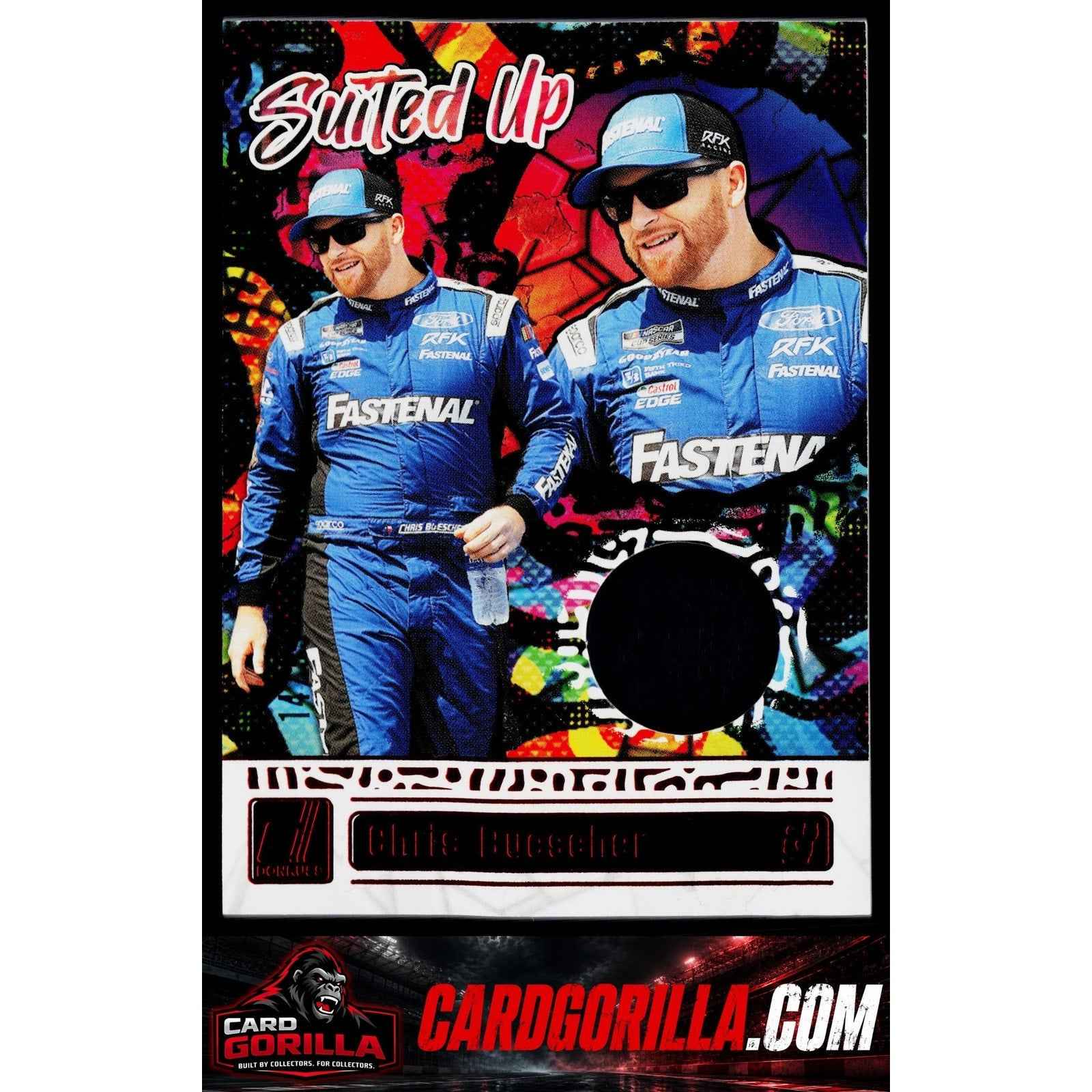 2024 Donruss #SU-KK Kasey Kahne Suited Up Swatches Red #/99