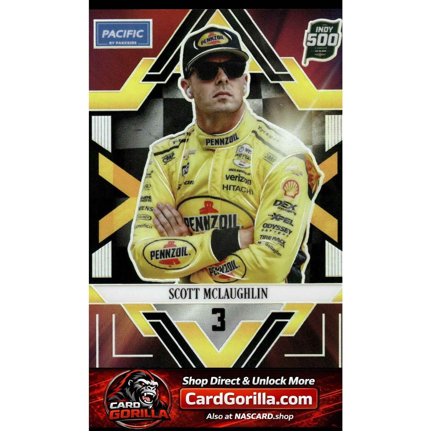 2025 Parkside Indy 500 Pacific #30 Scott McLaughlin Red V2