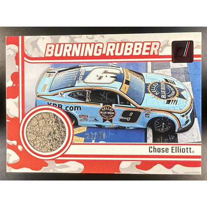 2026 Panini Donruss NASCAR Racing Chase Elliott Burning Rubber Materials Red /99