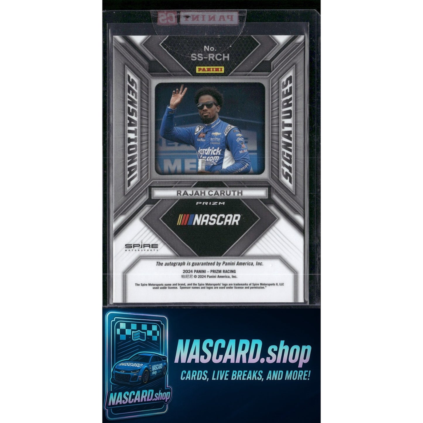 2024 Panini Prizm #SS-RCH Rajah Caruth Sensational Signatures - Card Gorilla