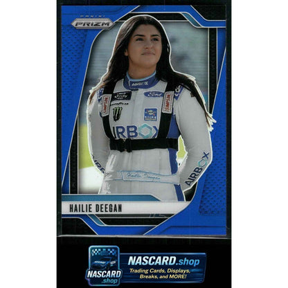 2025 Panini Prizm #100 Hailie Deegan Blue #/199