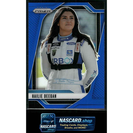2025 Panini Prizm #100 Hailie Deegan Blue #/199