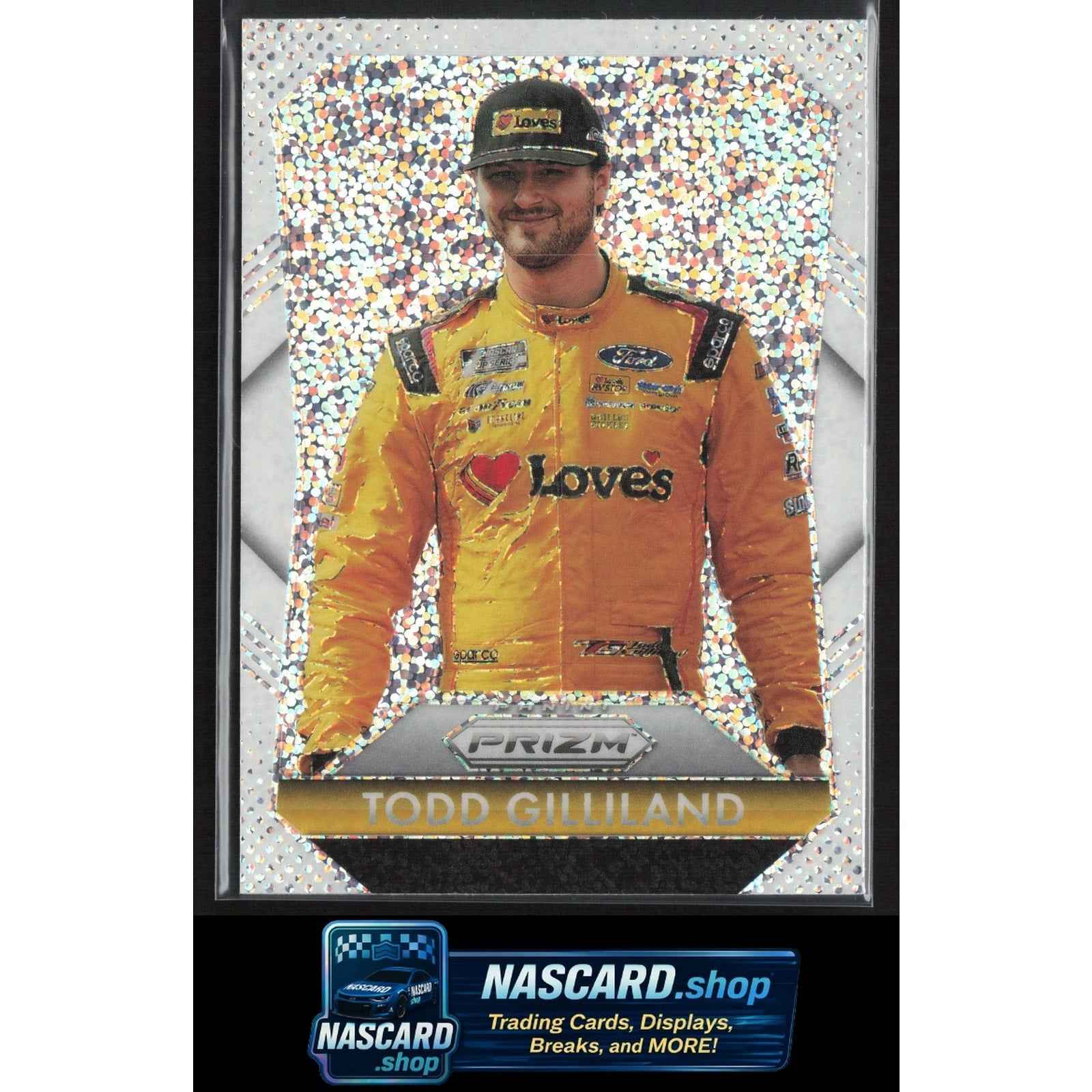 2025 Panini Prizm #185 Todd Gilliland White Sparkle