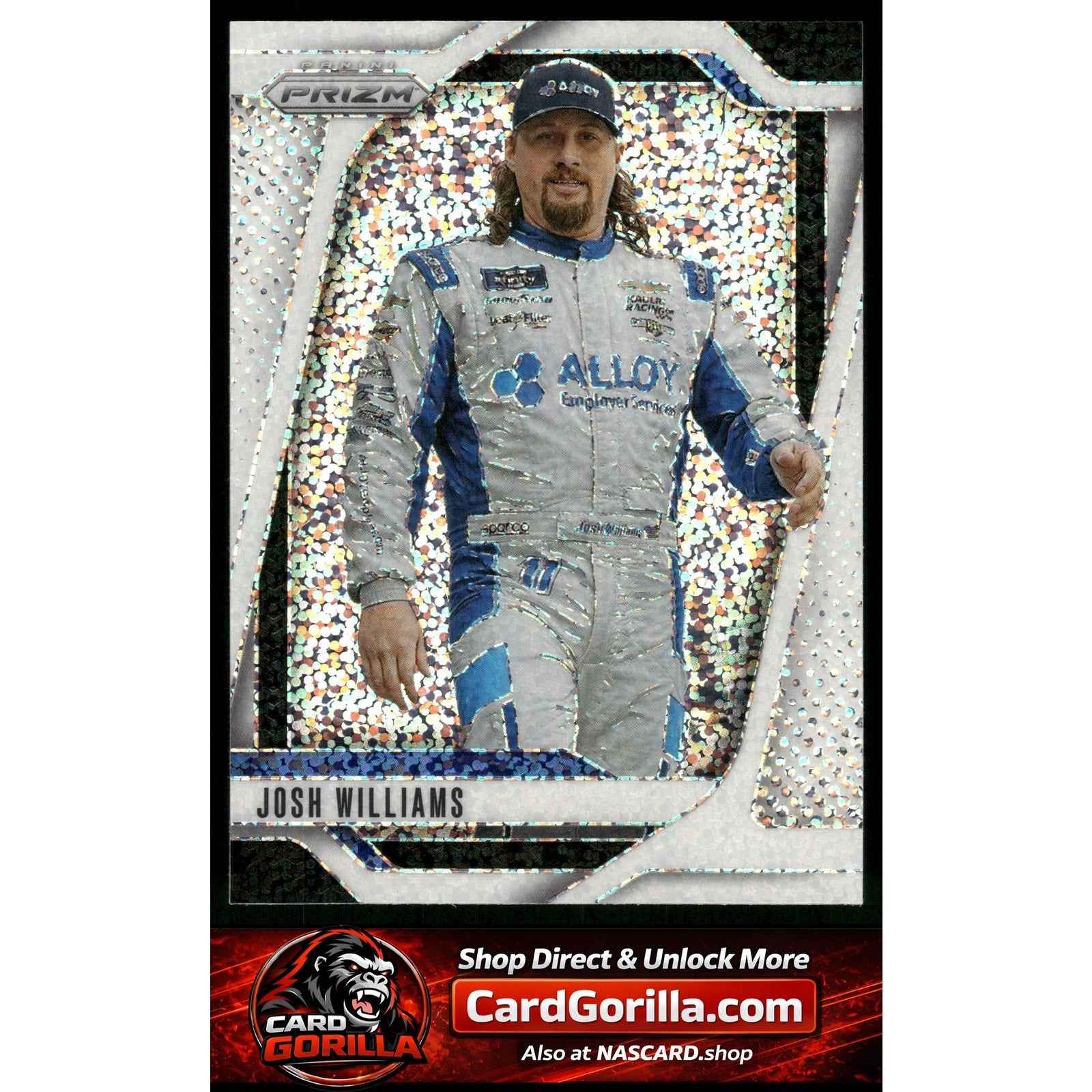 2025 Panini Prizm #16 Josh Williams White Sparkle