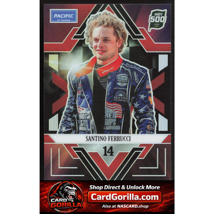 2025 Parkside Indy 500 Pacific #5 Santino Ferrucci Red V2