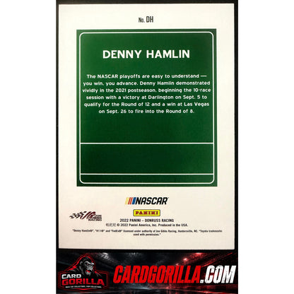 2022 Donruss #DH Denny Hamlin Downtown CASE HIT SSP
