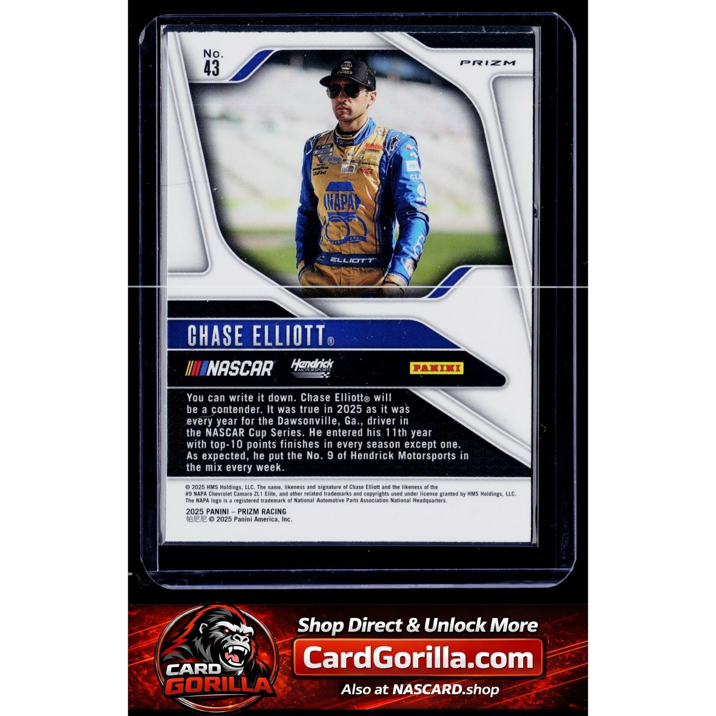 2025 Panini Prizm #43 Chase Elliott Silver