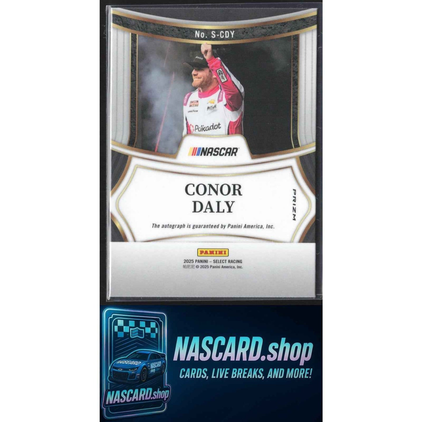 2025 Panini Select #S-CDY Conor Daly Signatures