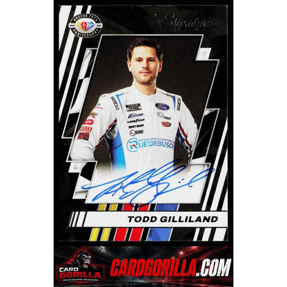 2023 Panini Prime #75-TG Todd Gilliland NASCAR 75th Anniversary Signatures