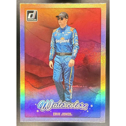 2024 Panini Donruss Erik Jones #24 Watercolors