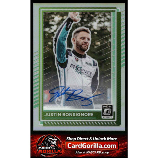 2025 Donruss #21 Justin Bonsignore Optic Signatures