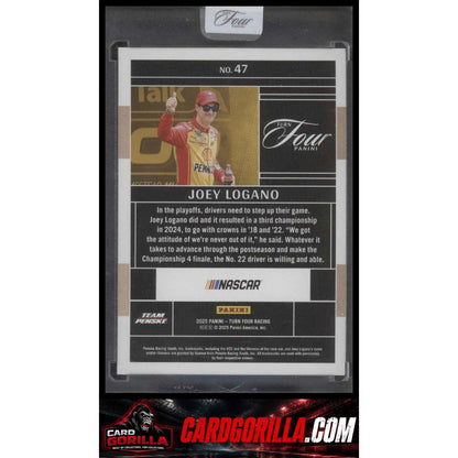 2025 Panini Turn Four #47 Joey Logano #/75