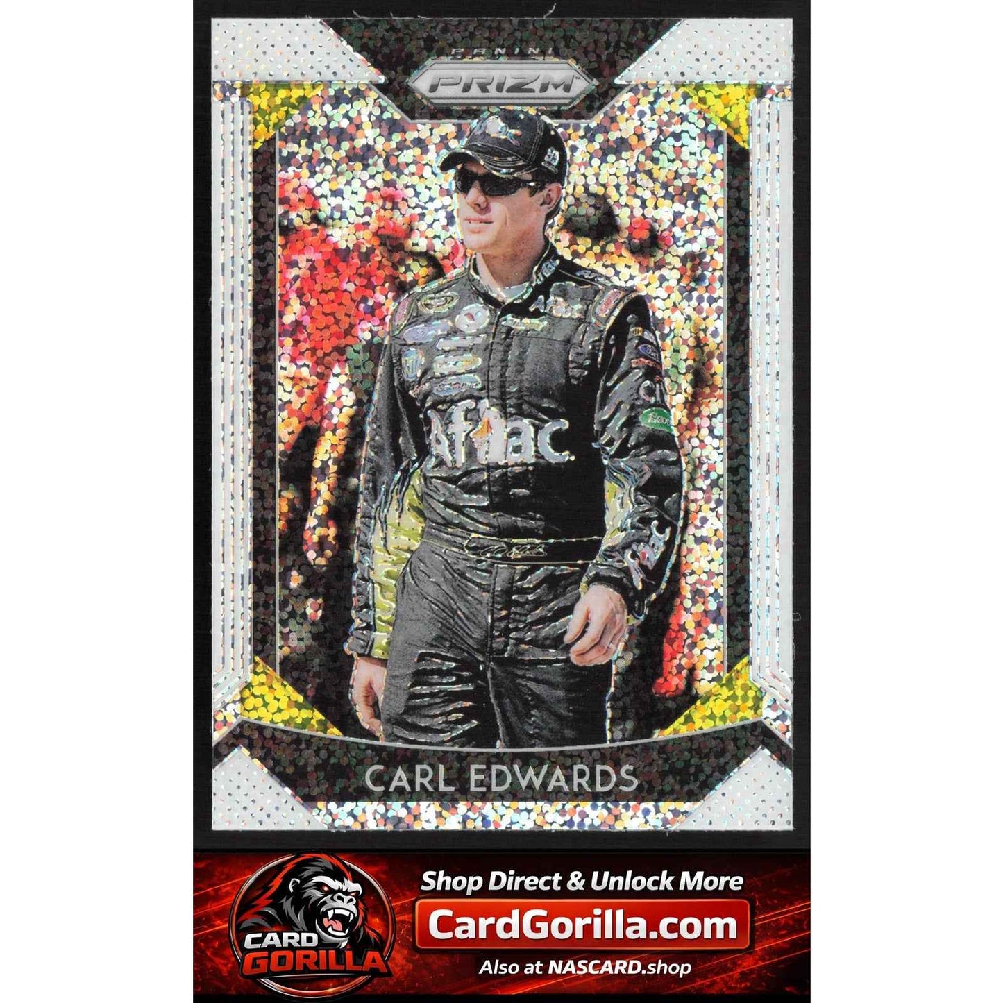 2019 Panini Prizm #46 Carl Edwards White Sparkles Prizm (Promo)