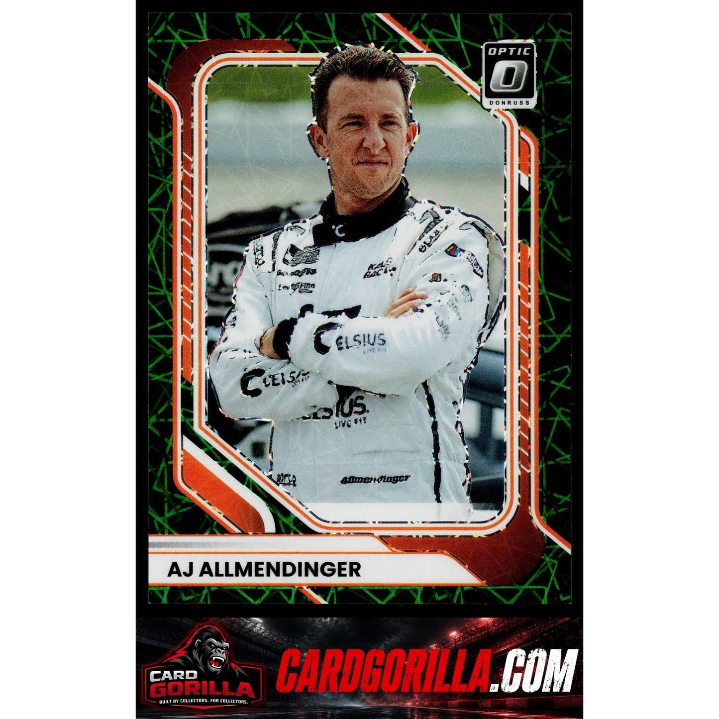 2026 Donruss #24 AJ Allmendinger Optic Green Velocity #/99