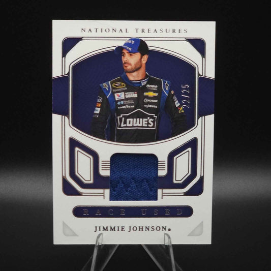2023 Panini National Treasures Race Used Jimmie Johnson #RU-JJN Glove /25 (MEM) - NASCARD.shop