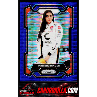 2024 Panini Prizm #81 Toni Breidinger Blue Pulsar #/75