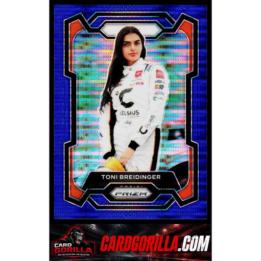 2024 Panini Prizm #81 Toni Breidinger Blue Pulsar #/75