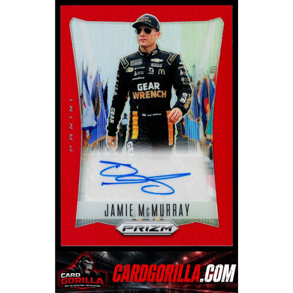 2024 Panini Prizm #TS-JMY Jamie McMurray Throwback Signatures Red #/60