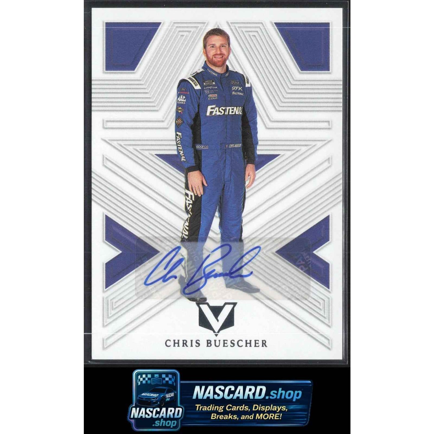 2023 Panini Chronicles #2 Chris Buescher Vertex Autographs