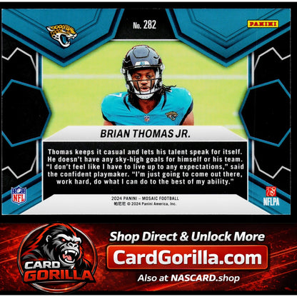 2024 Panini Mosaic #282 Brian Thomas Jr.