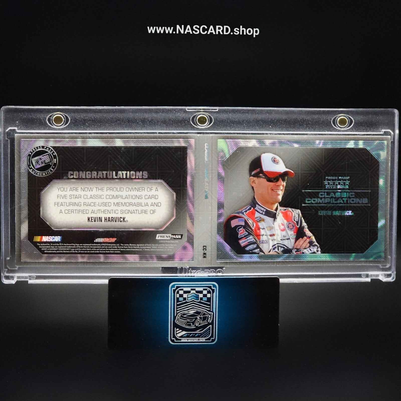 2013 Press Pass Five Star Classic Compilations Booklet Kevin Harvick 1/1 - NASCARD.shop