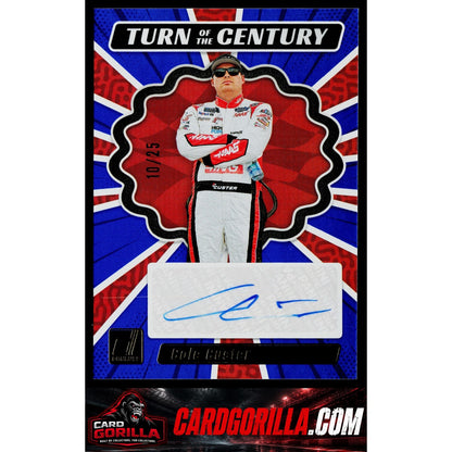 2024 Donruss #TCS-CC Cole Custer Turn of the Century Signatures Blue #/25