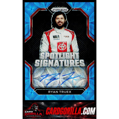 2023 Panini Prizm Ryan Truex Spotlight Signatures Carolina Blue Scope #/35