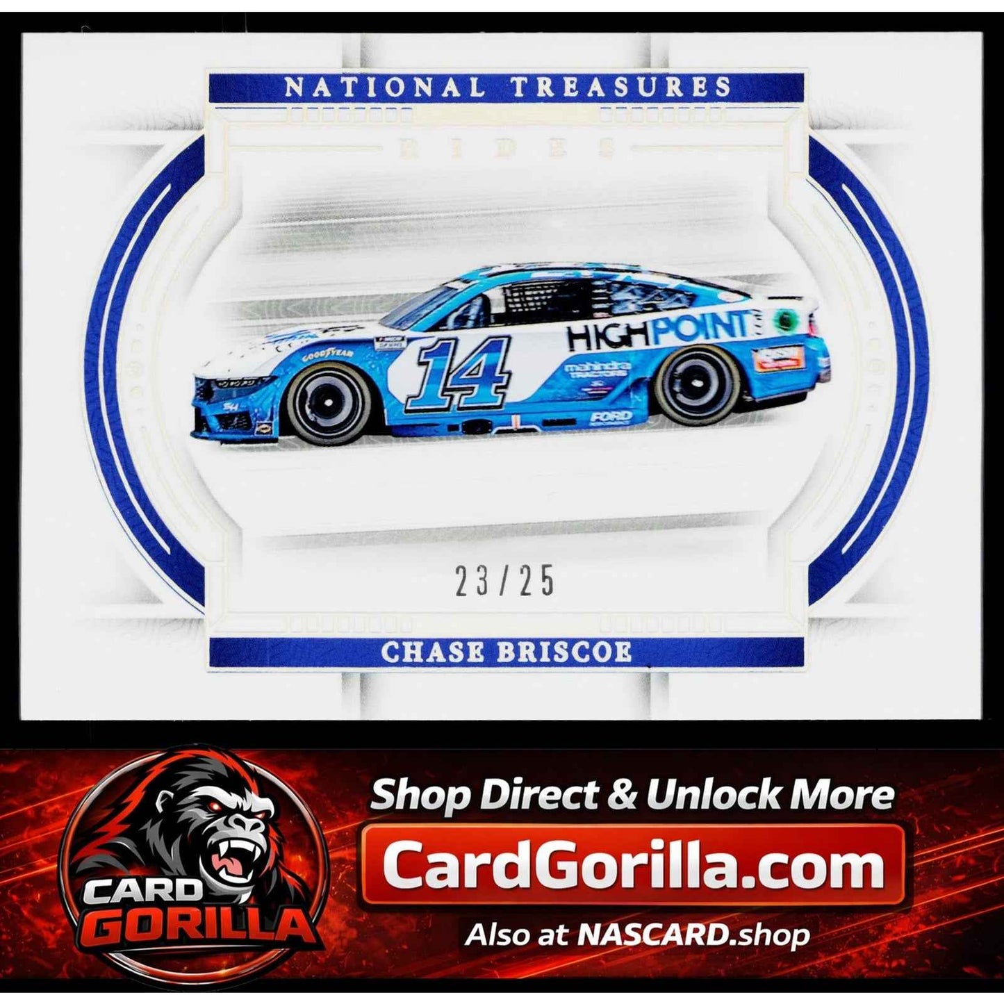 2024 Panini National Treasures #45 Chase Briscoe Holo Silver #/25