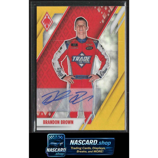 2022 Panini Chronicles #4 Brandon Brown Phoenix Gold #/10