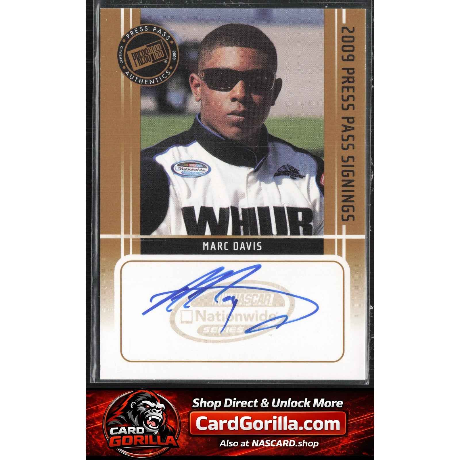 2009 Press Pass #NNO Marc Davis Signings Gold