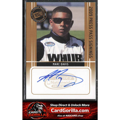 2009 Press Pass #NNO Marc Davis Signings Gold