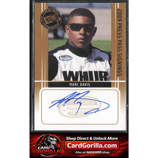 2009 Press Pass #NNO Marc Davis Signings Gold