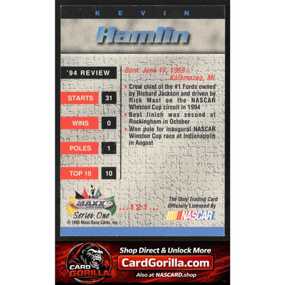 1995 Maxx #121 Kevin Hamlin Autographs